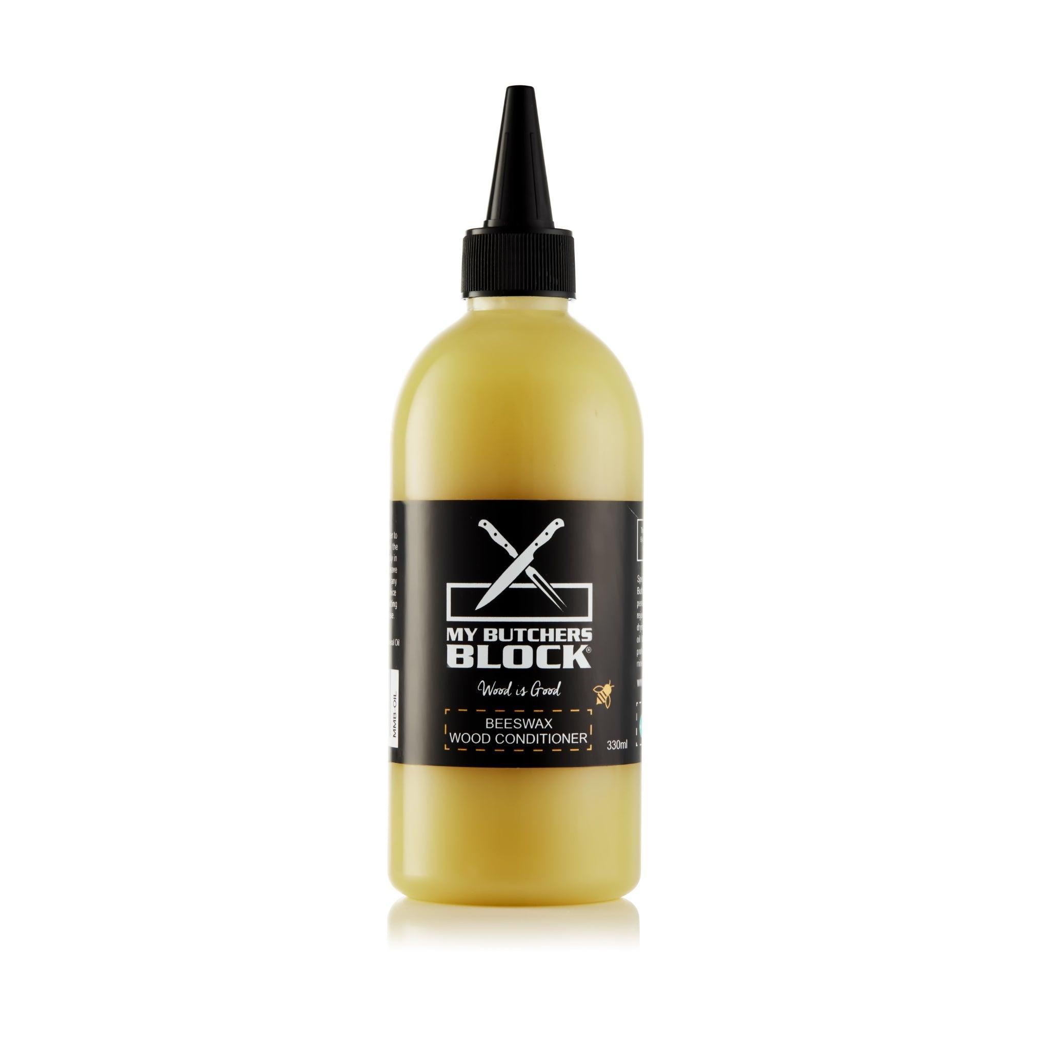 My Butchers Block Beeswax Wood Conditioner for lasting wood care and durability.