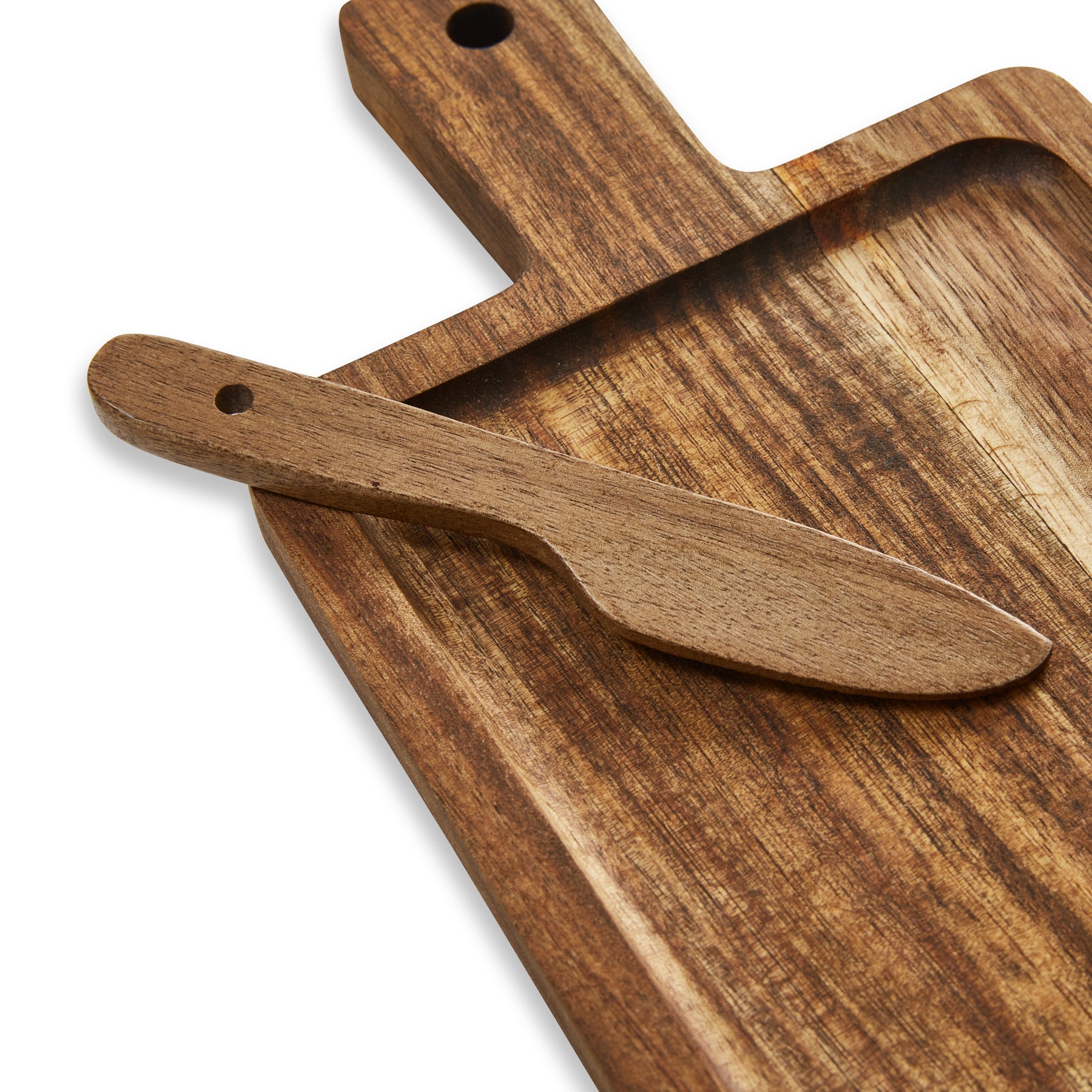 Acacia Serving Board with Knife