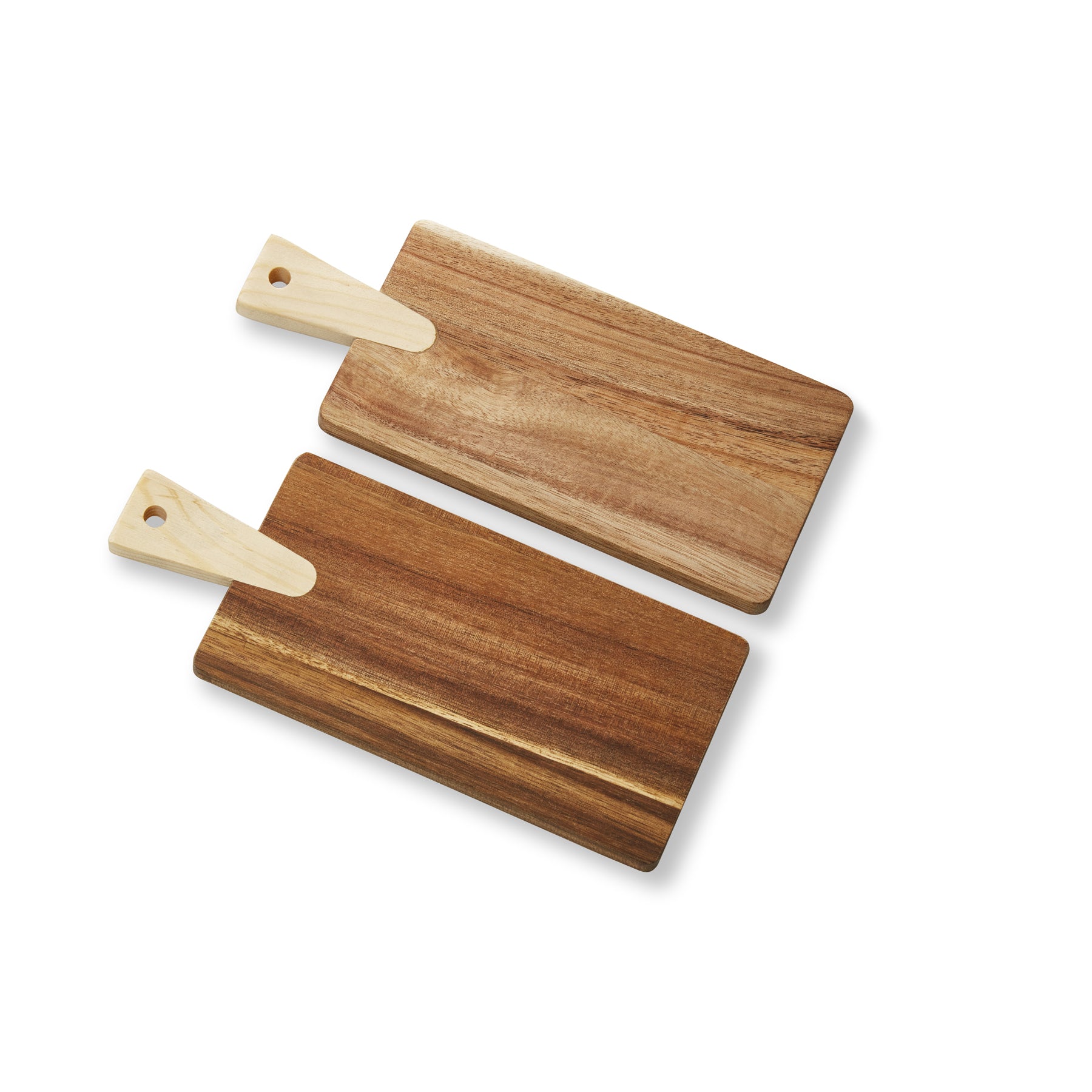 Set of 2 Acacia Board, Pine Handle