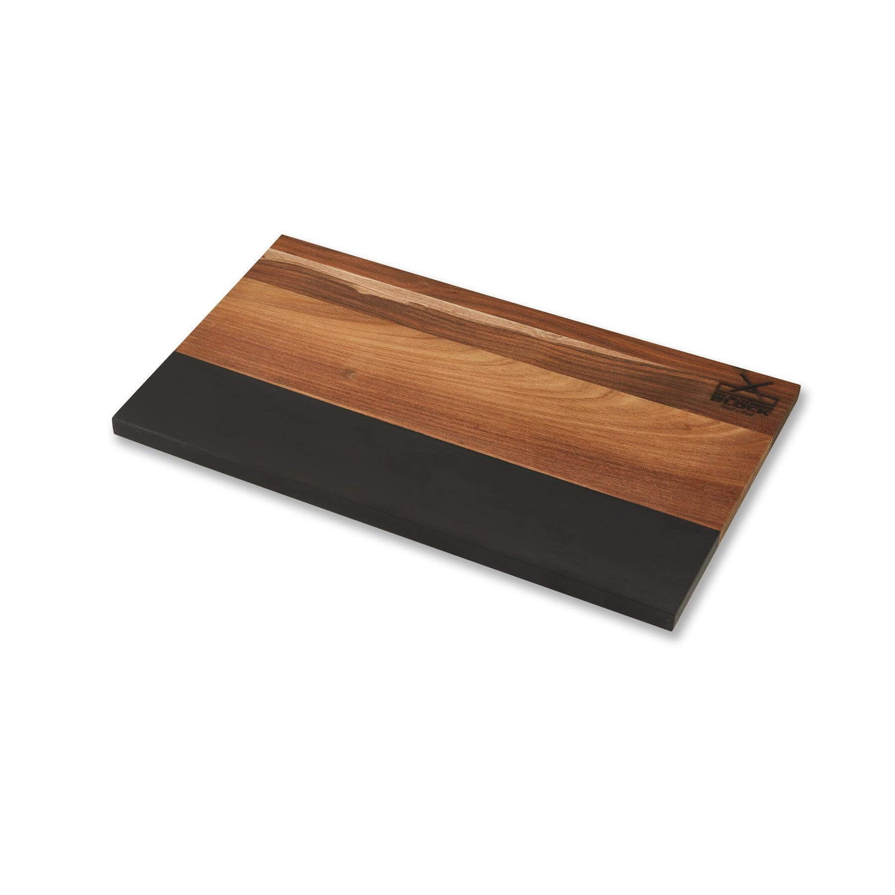 Tasting and Pairing Board featuring a wooden design with a chalkboard inset for creative food pairings.