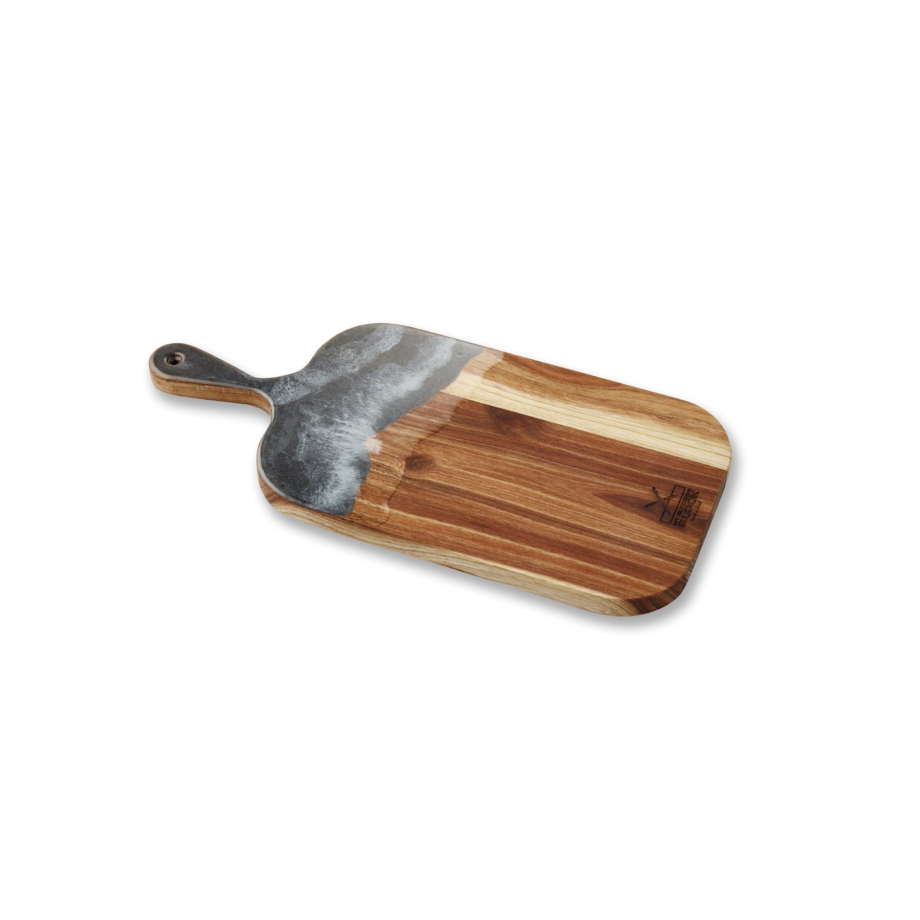 Cheese Board In Resin Black Medium - My Butchers Block