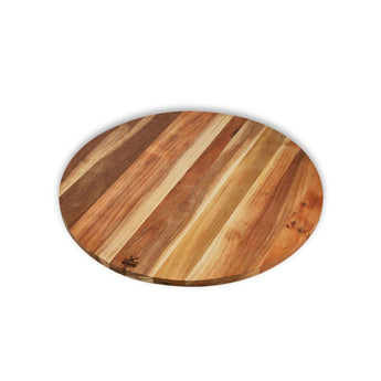 Lazy Susan 450mm wooden rotating serving board for stylish and efficient dining.