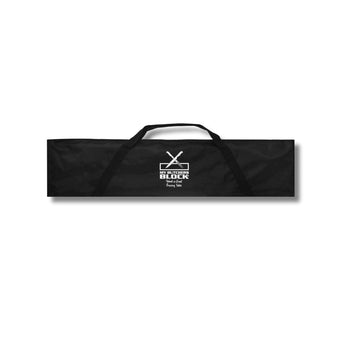 Durable black carry bag for picnic supplies, designed for ultimate outdoor dining convenience.