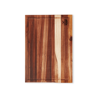 Stylish wooden chopping board, perfect for culinary experts and home cooks alike, featured in the Full MasterChef Combo Deal.
