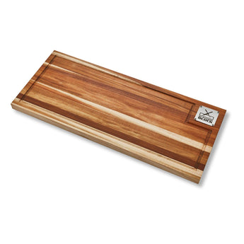 High-quality wooden cutting board designed for home chefs, featuring a sleek and elegant design.