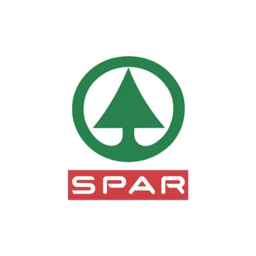 SPAR logo with green circle and triangle