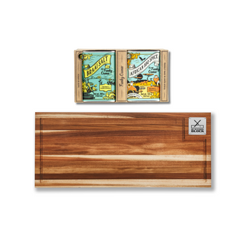 Grand Daddy Junior Chopping Block with Funky Ouma Braai Spice Duo for bold cooking.