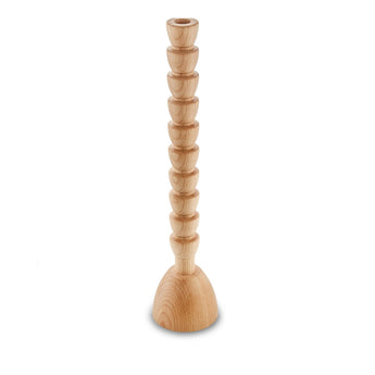 Candlestick: Rigil - Large - Beechwood - My Butchers Block