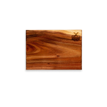 Top view of Basic Chopping Board - Small, showcasing its natural wood grain.