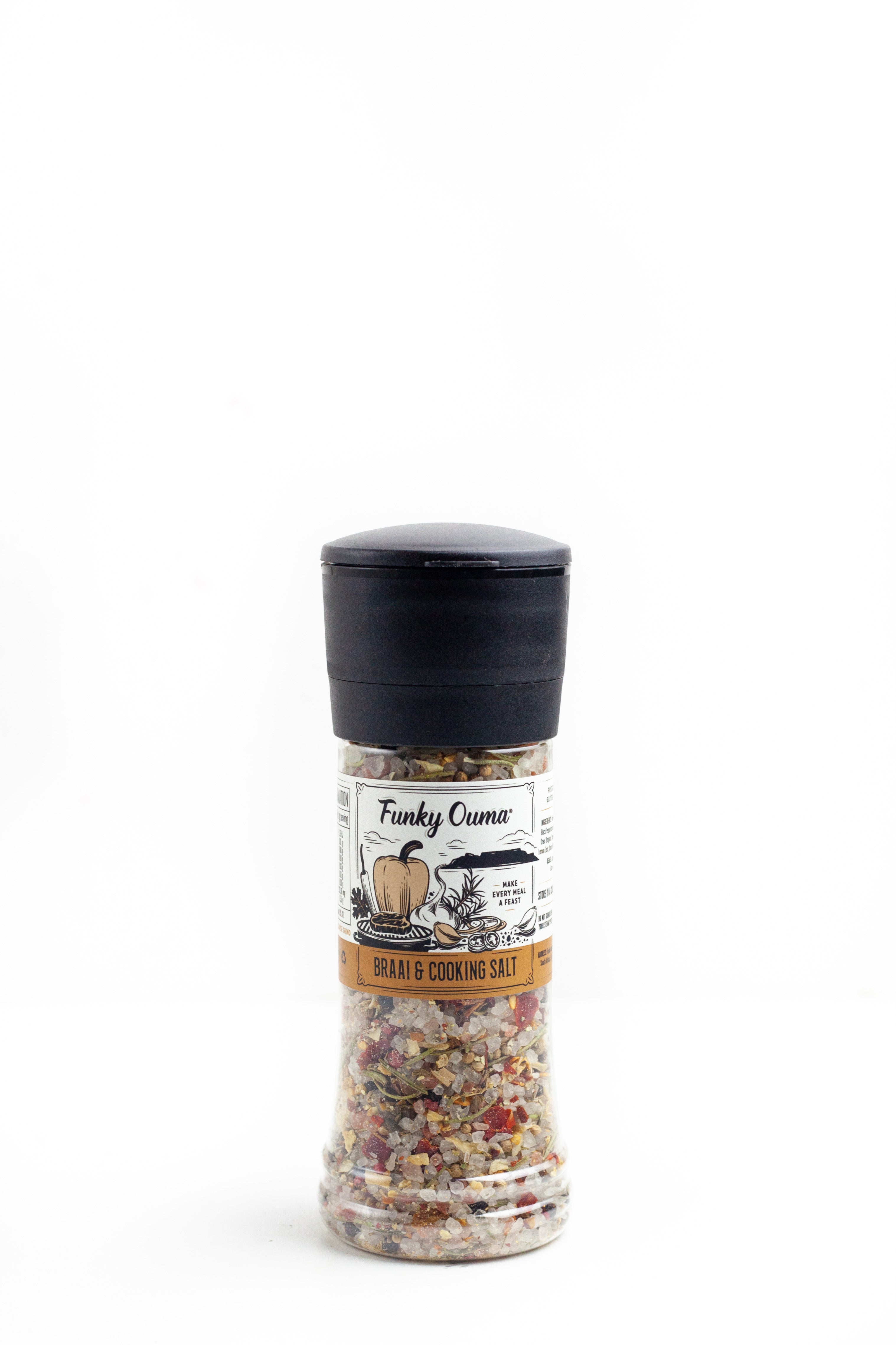 Funky Ouma Braai and Cooking Salt Mini Grinder