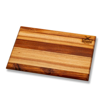 Angled full product view of the basic chopping board medium