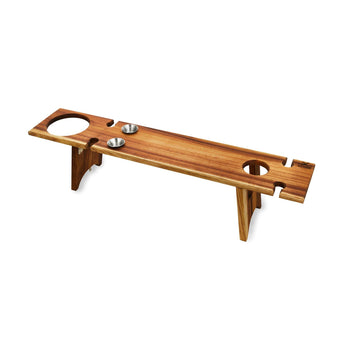 Grazing Table in Acacia Wood - Front View