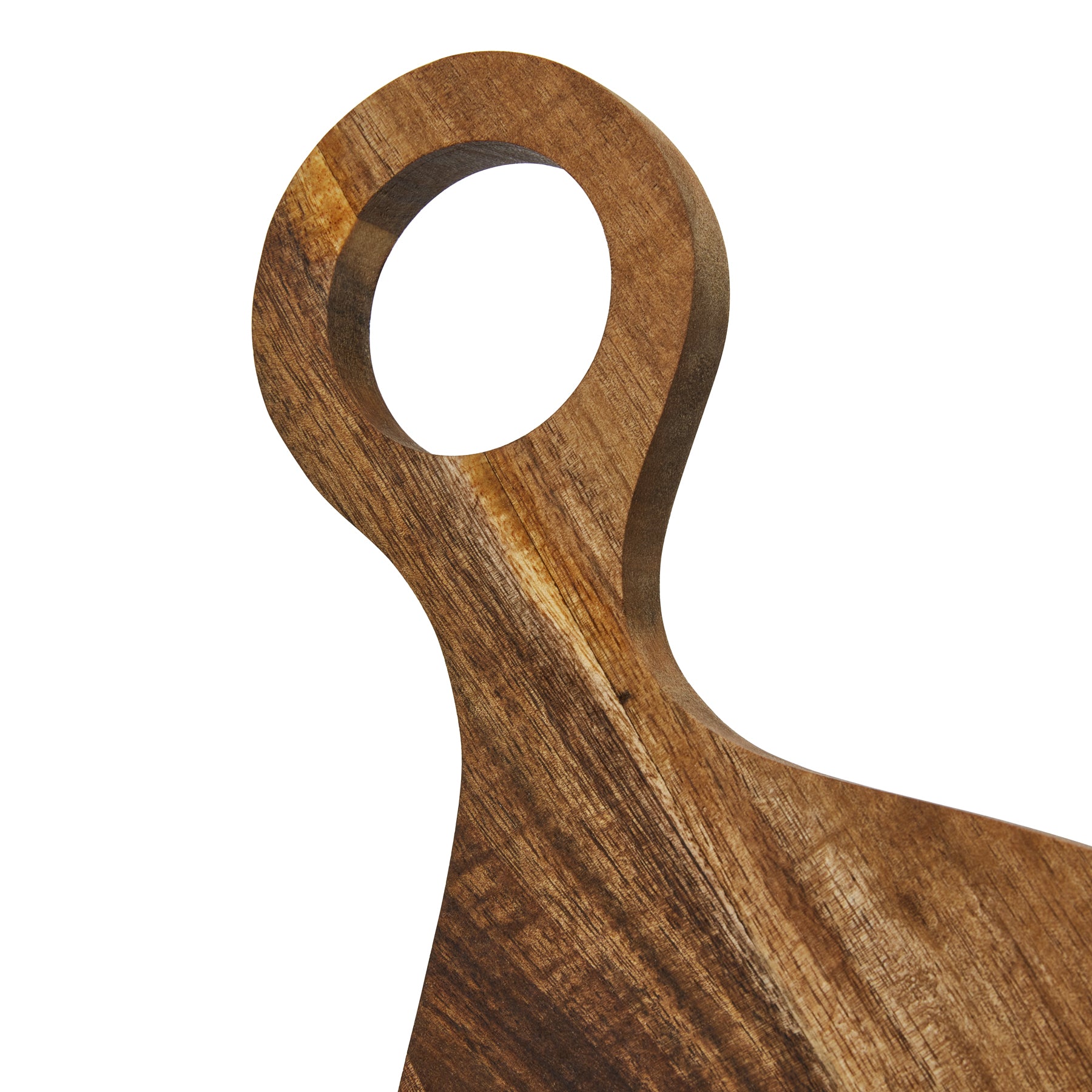 Acacia Serving Board with 2 Gold Cheese Knives
