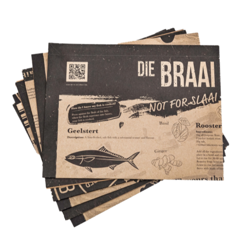 Funky Ouma Braai Blaai - sheet detail