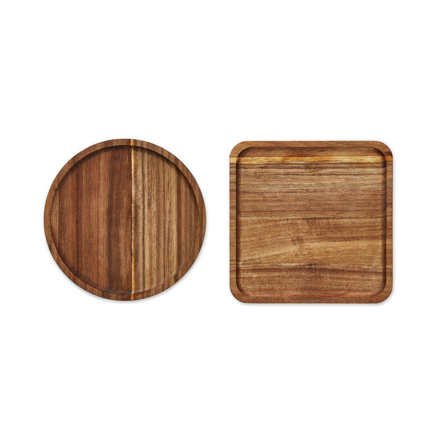 Acacia Serving Plate Shipper – 2 Shapes Assorted - My Butchers Block