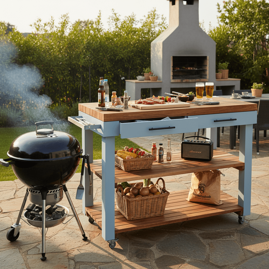 Butcher’s Bench – Double Drawer - My Butchers Block Pty Ltd