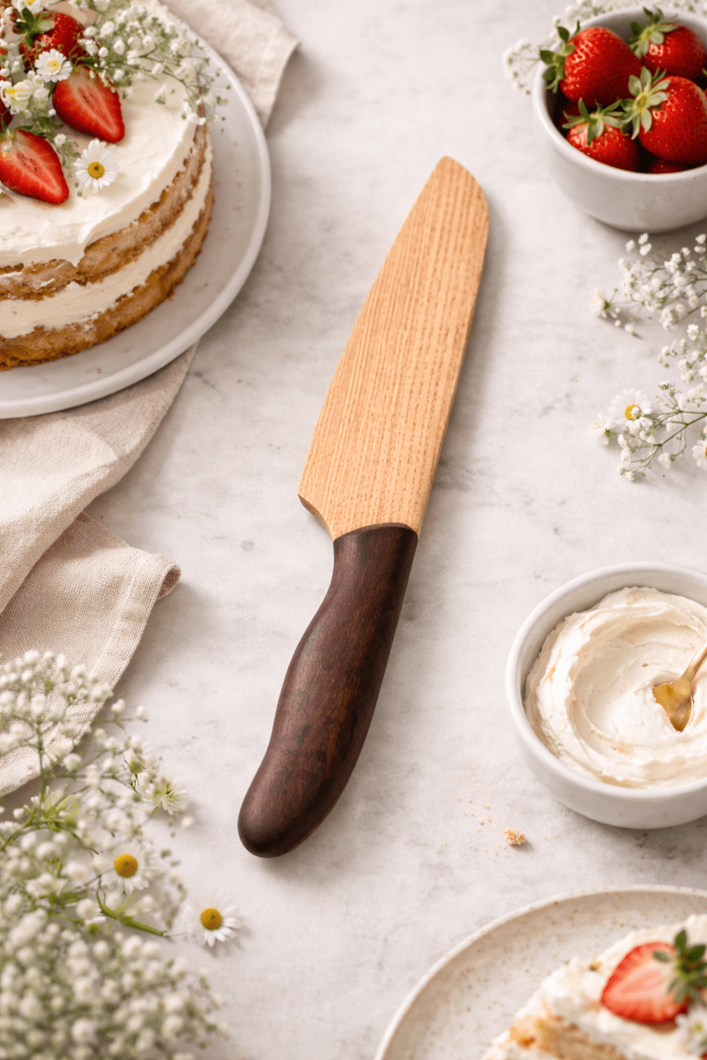 Cake Knife Ash Wood - My Butchers Block
