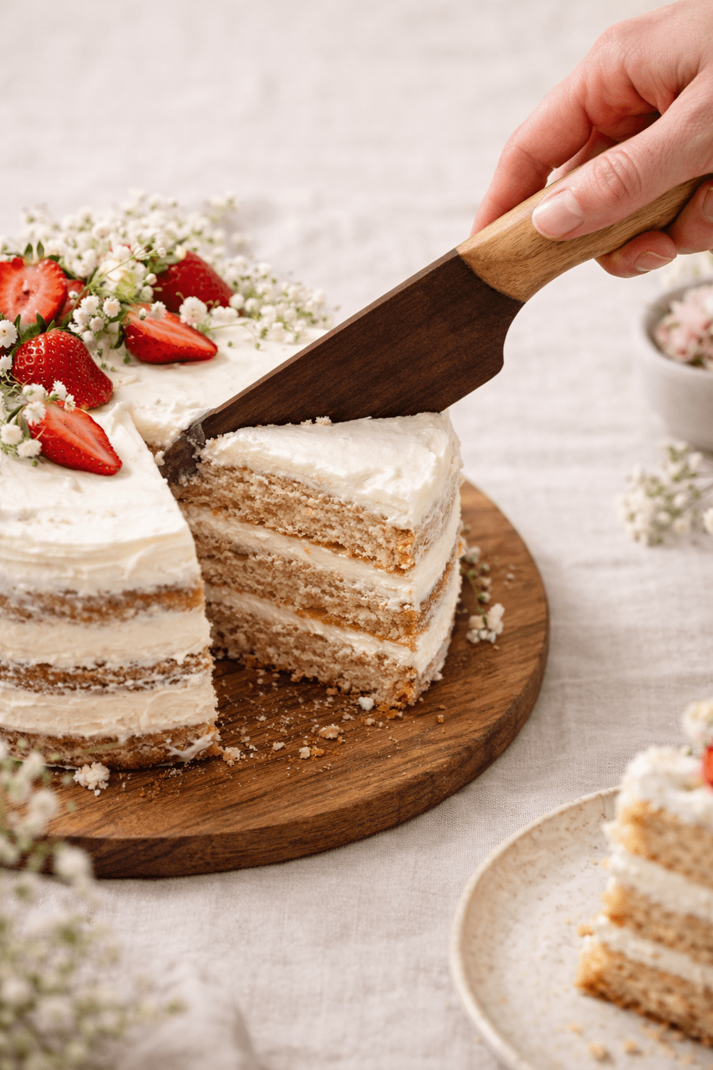 Cake Knife Imbuia Wood - My Butchers Block