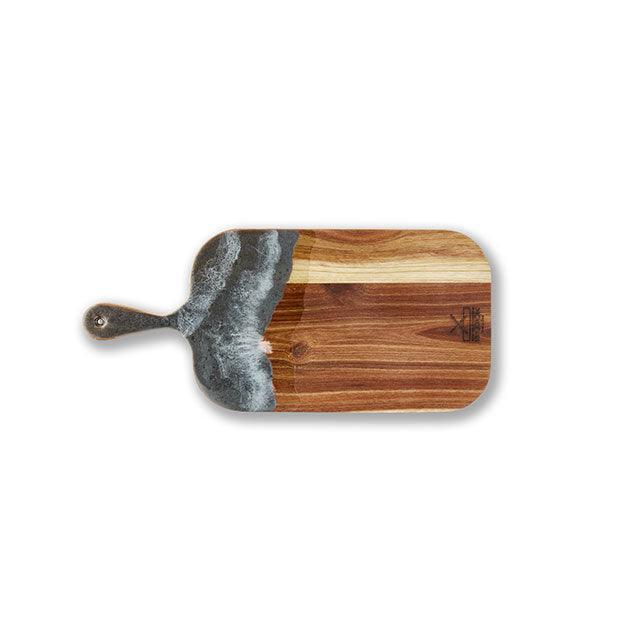 Cheese Board In Resin Black Medium - My Butchers Block