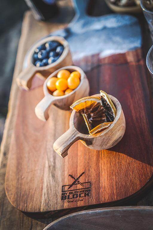 Cheese Board In Resin Black Medium - My Butchers Block