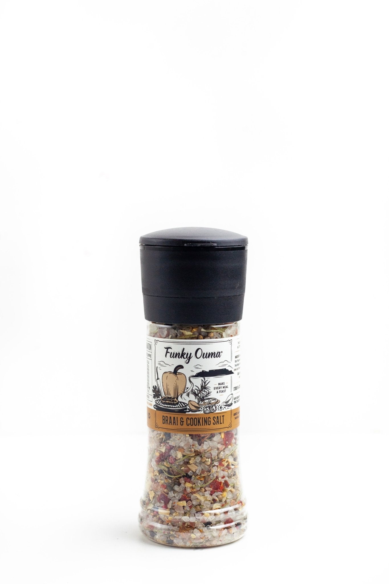 Funky Ouma Braai and Cooking Salt Mini Grinder