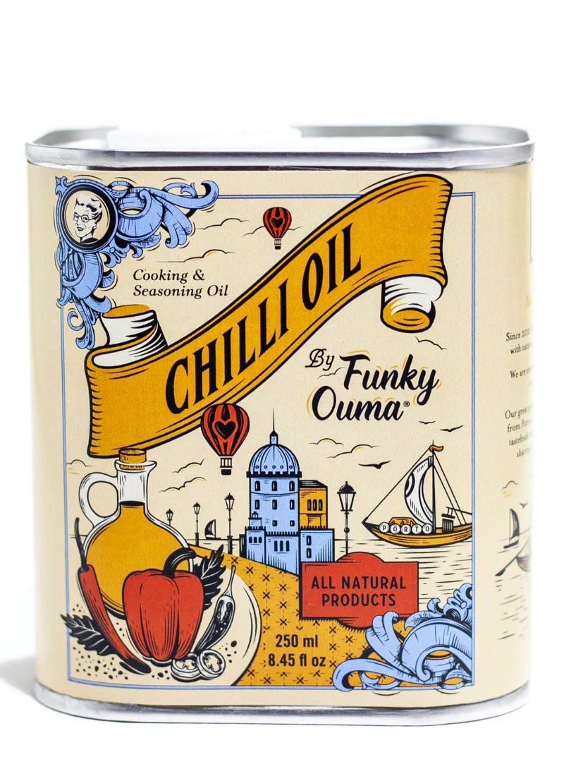 Funky Ouma Chilli Oil Tin