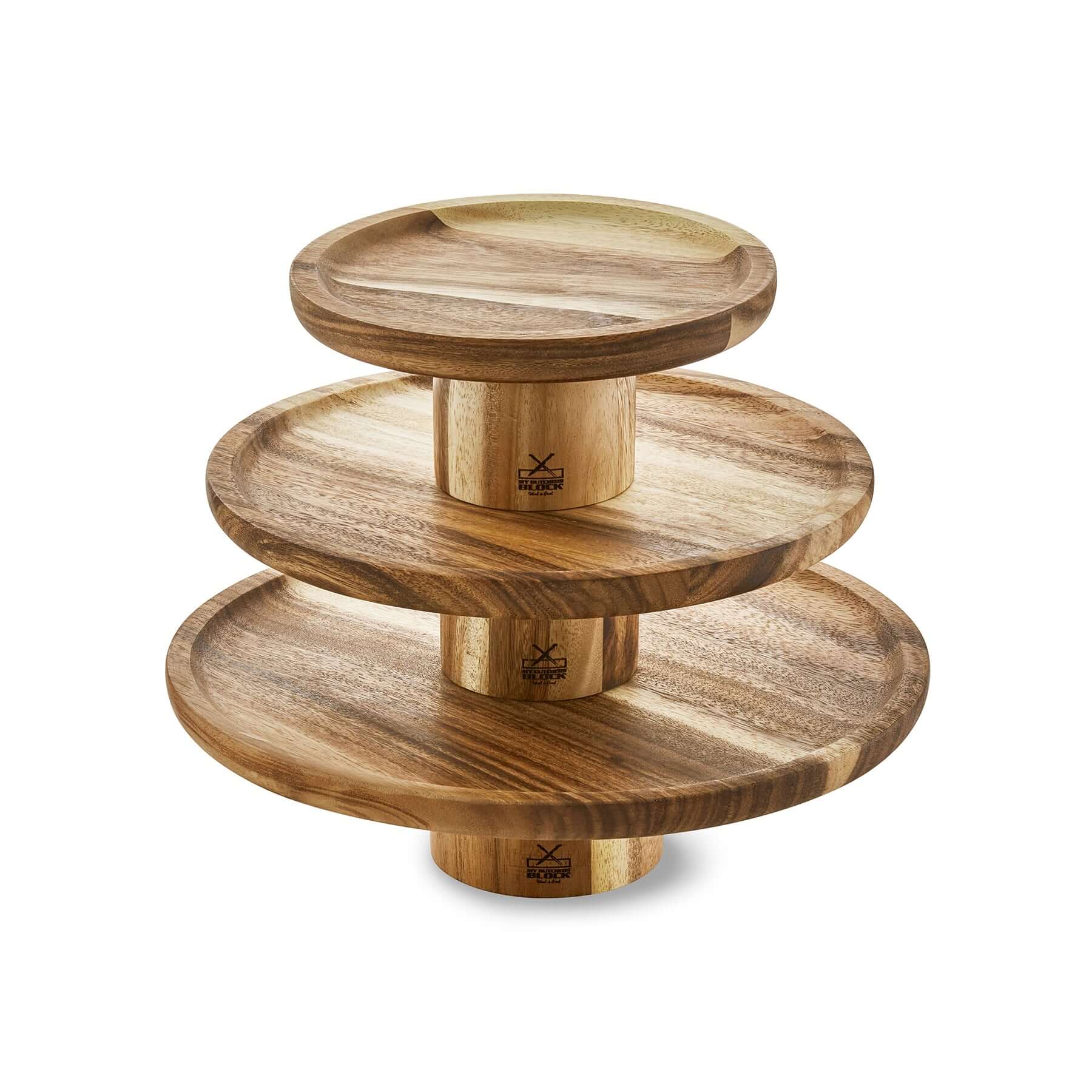Handcrafted Wooden Cake Stand – Multiple Sizes Available - My Butchers Block Pty Ltd