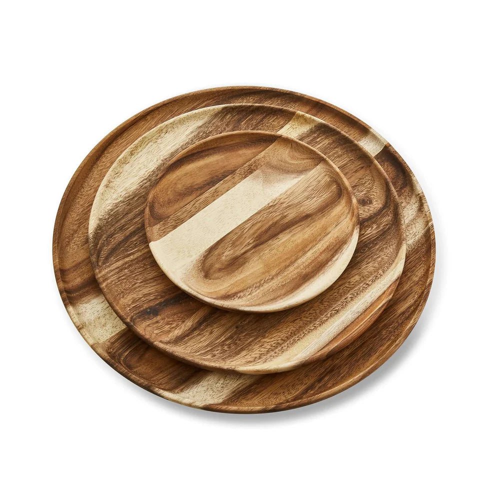 Round Wooden Dinner Plates, Small, Medium & Large - My Butchers Block