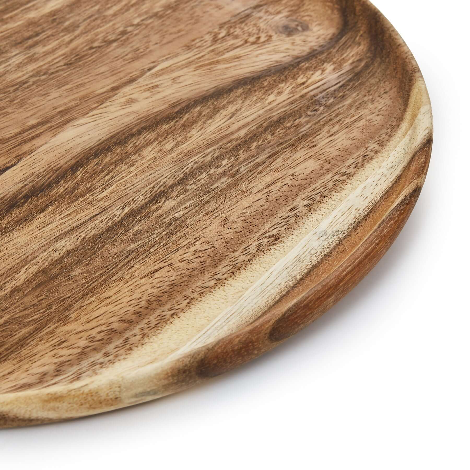 Round Wooden Dinner Plates, Small, Medium & Large - My Butchers Block Pty Ltd