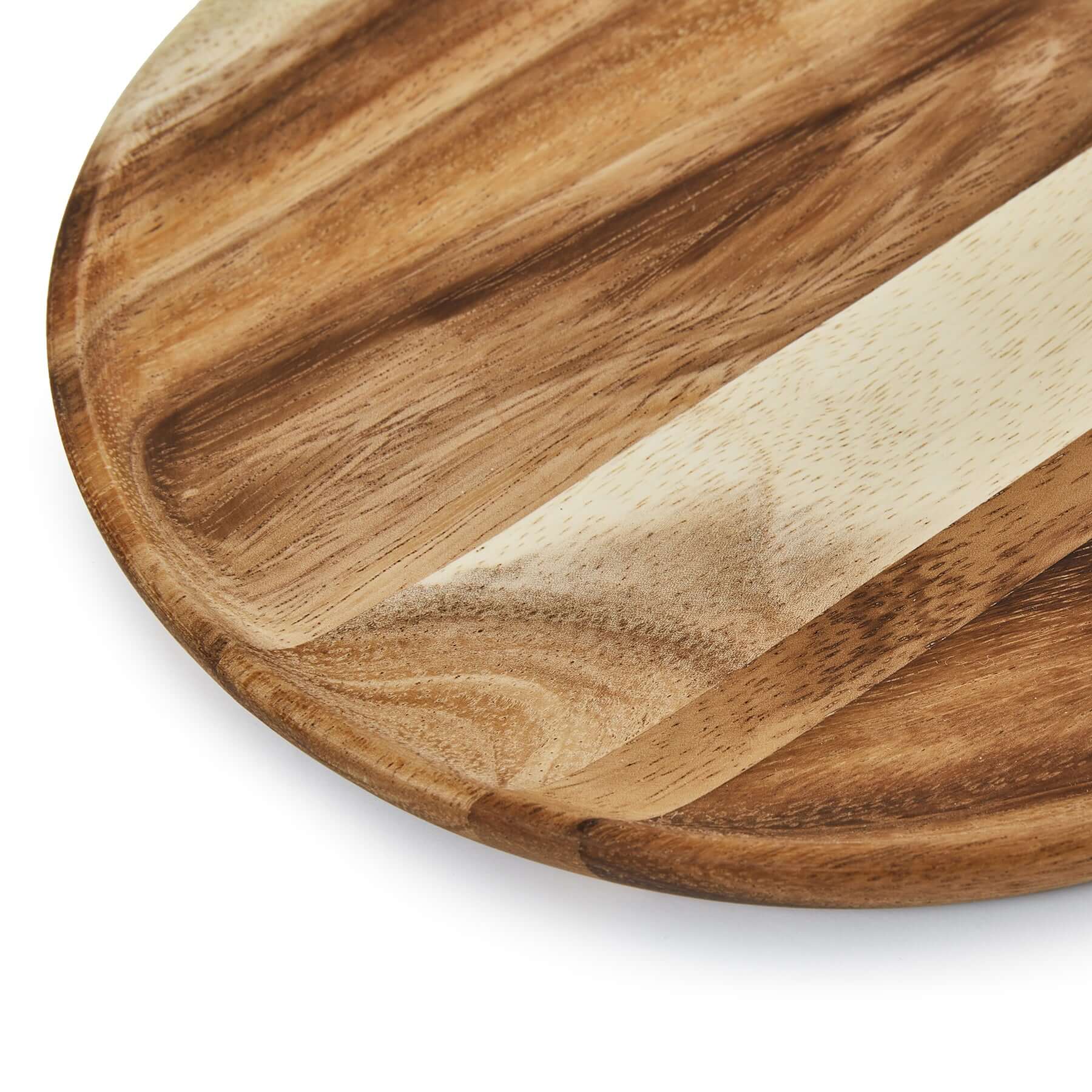 Round Wooden Dinner Plates, Small, Medium & Large - My Butchers Block Pty Ltd
