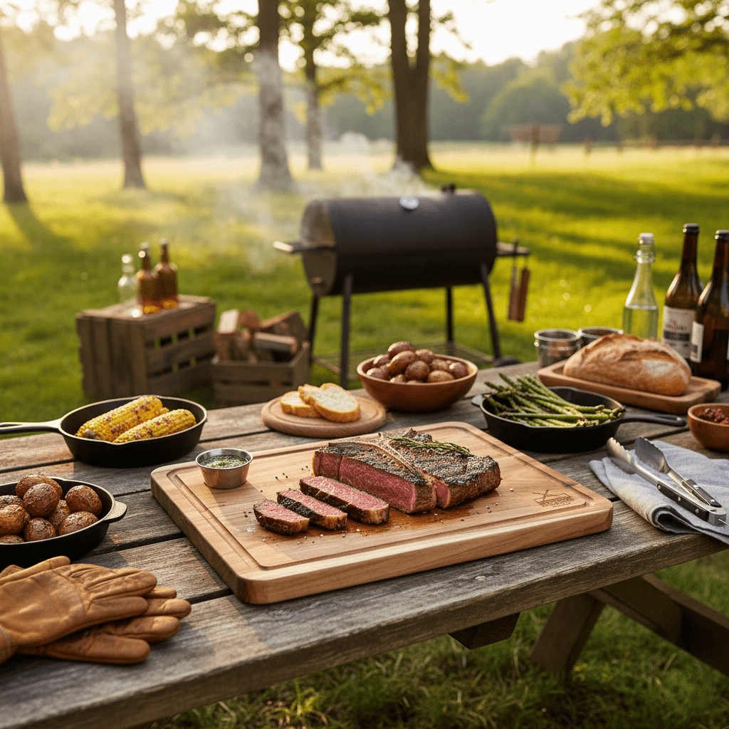 Steak Board Medium With Bowl - My Butchers Block Pty Ltd