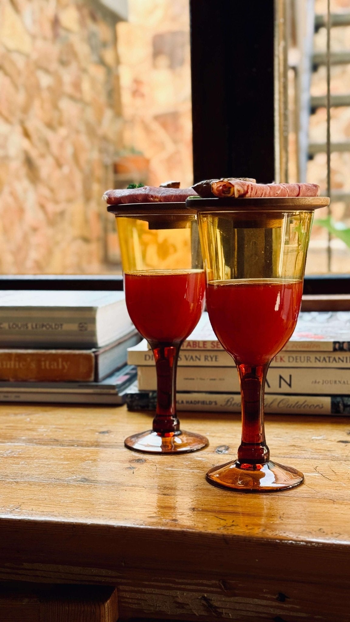 Wooden Glass Toppers – 4 Pack (Small & Large) - My Butchers Block Pty Ltd